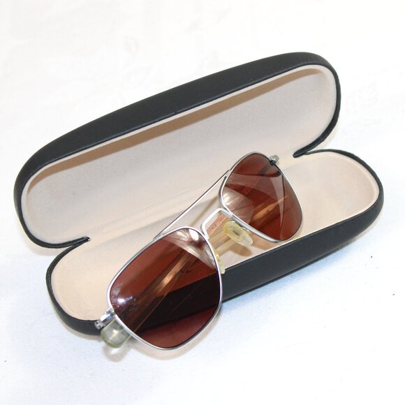 Randolph Engineering Other - Randolph Engineering USA Authentic Silver Satin Tone Aviator Sun Glasses